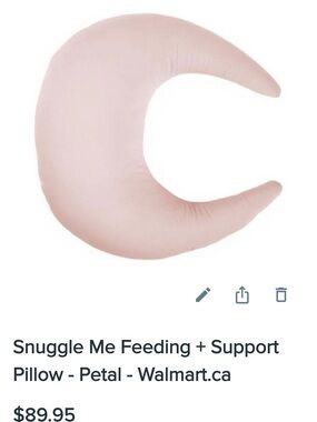 Snuggle Me Organic - Breastfeeding & Support Pillow — Blush Pink